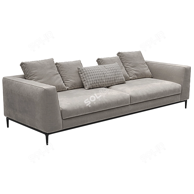 Kaza Cloud Sofa - Comfort Redefined 3D model image 2