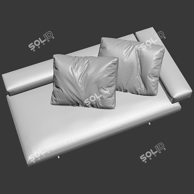 Flexform Wing Sofa - Elegant Design 3D model image 5