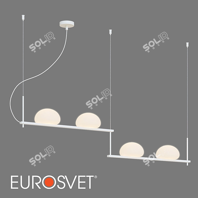 Modern Stair Pendant Eurosvet 3D model image 1