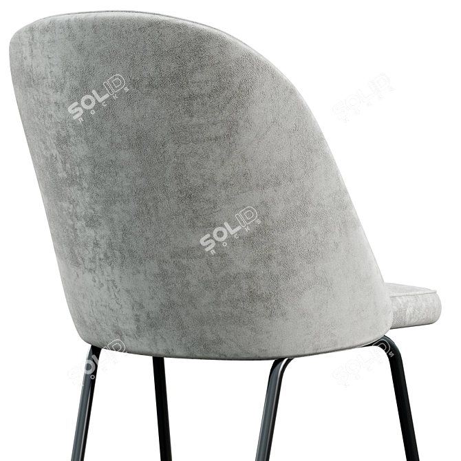 Modern Chic Duna Stool 9377 3D model image 2