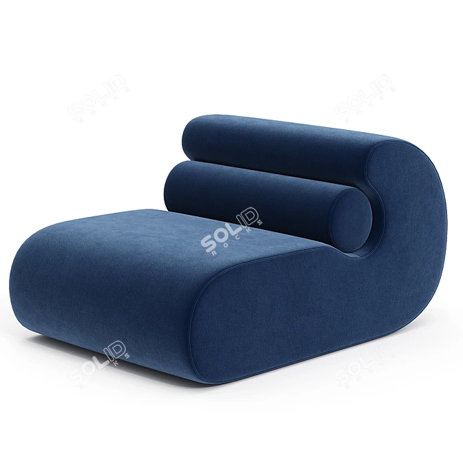 Modern Ola Armchair 3D Model 3D model image 4