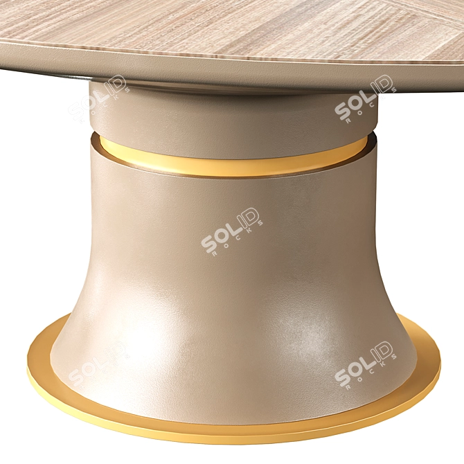 AR Arredamenti Oval Victor Table 3D model image 4