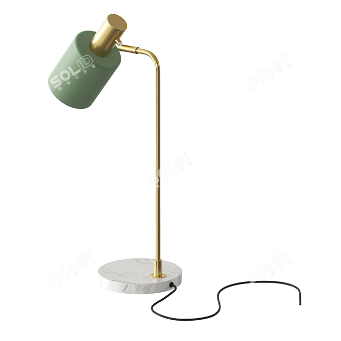 Sleek Flin Table Lamp 3D model image 3