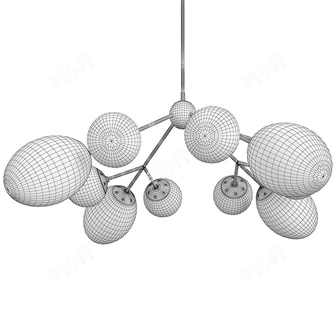 Elegant Arteriors Panella Chandelier 3D model image 2