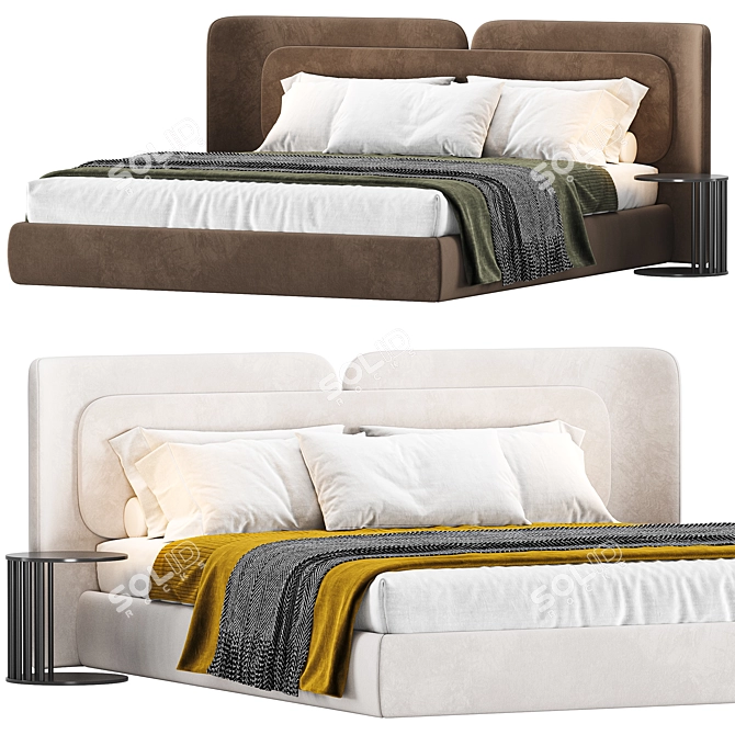 Contemporary Angelo Bed 2015 Model 3D model image 1