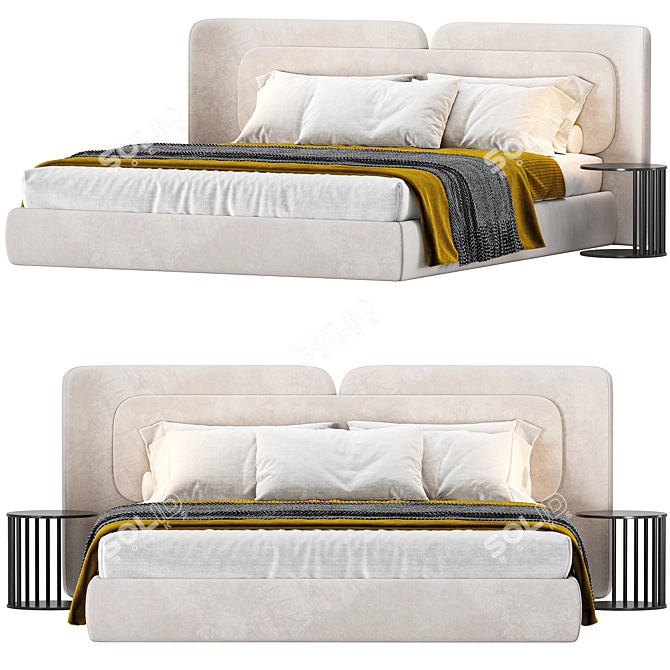Contemporary Angelo Bed 2015 Model 3D model image 2
