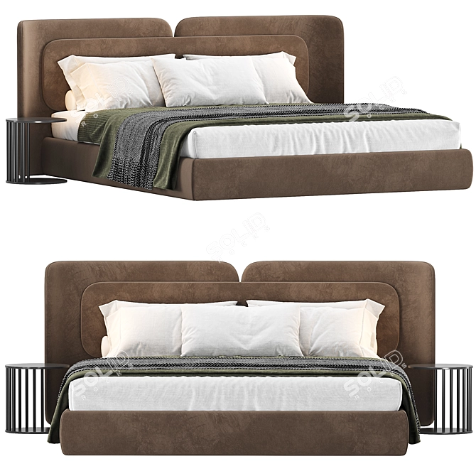 Contemporary Angelo Bed 2015 Model 3D model image 3