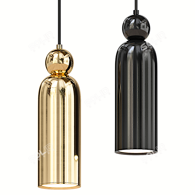 Vintage LEFFE Beer Bottle 2013 3D model image 2