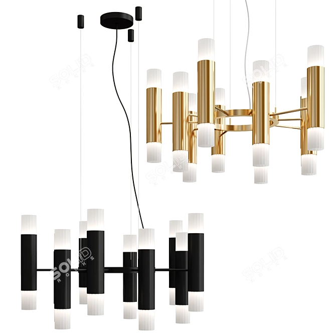 Ilfari Embrace Pendant Light 3D model image 1