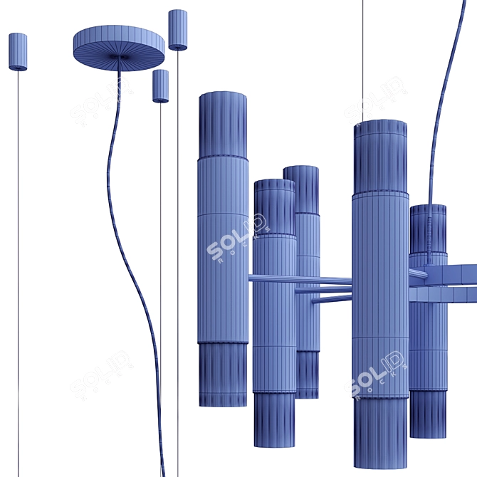 Ilfari Embrace Pendant Light 3D model image 4