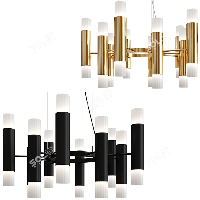 Ilfari Embrace Pendant Light 3D model image 5