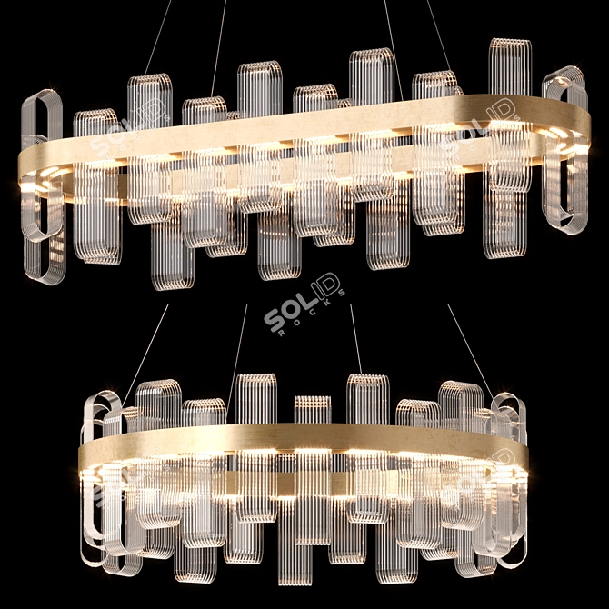 Elegant Rebecca Collection by Lampatron 3D model image 1