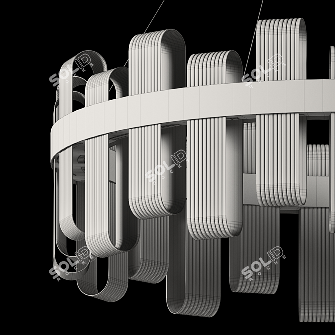 Elegant Rebecca Collection by Lampatron 3D model image 6