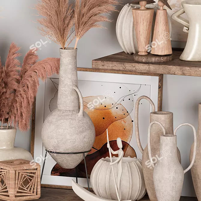 Modern Decor Set Collection Suite 3D model image 2