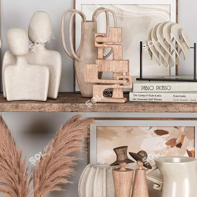 Modern Decor Set Collection Suite 3D model image 3