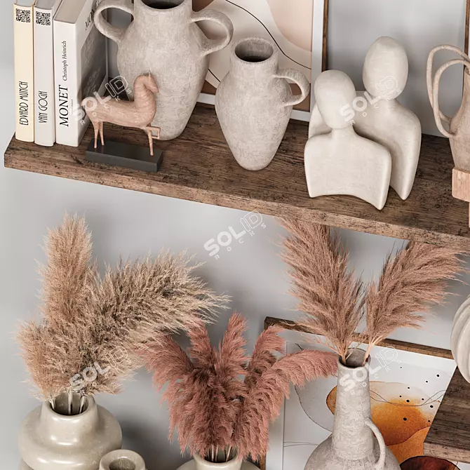 Modern Decor Set Collection Suite 3D model image 4