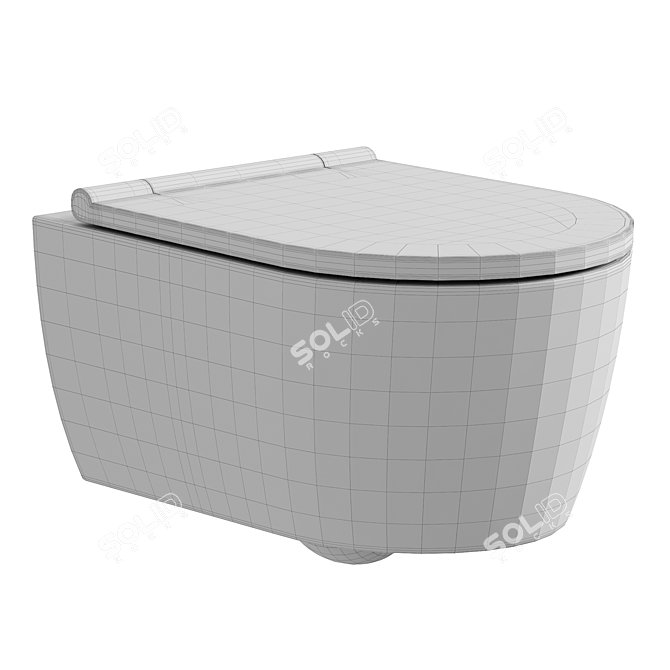 Geberit ONE Wall Toilet, KeraTect 3D model image 4