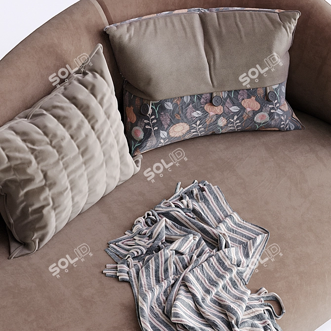 Modern Metal Base Bonsai Stand 3D model image 3