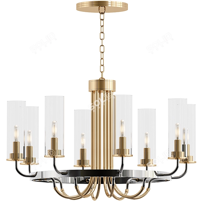 Alec Bass Chandelier Modeller Venumblack 3D model image 1