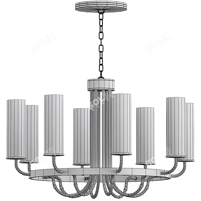 Alec Bass Chandelier Modeller Venumblack 3D model image 3