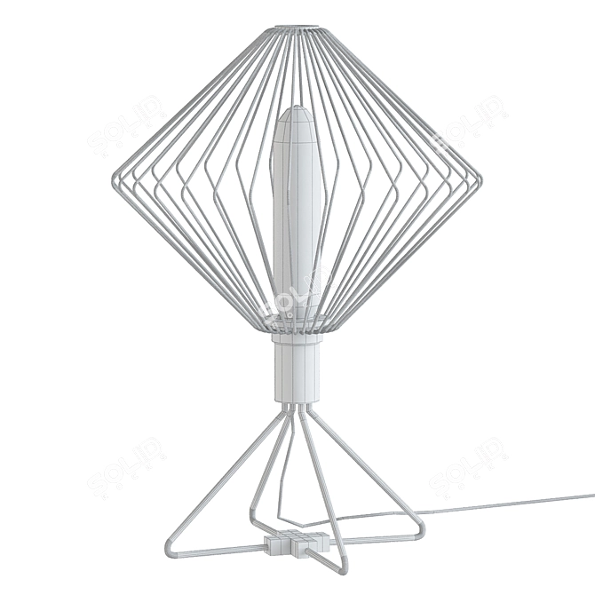 Modern WIRO Table Lamp 3D 3D model image 2