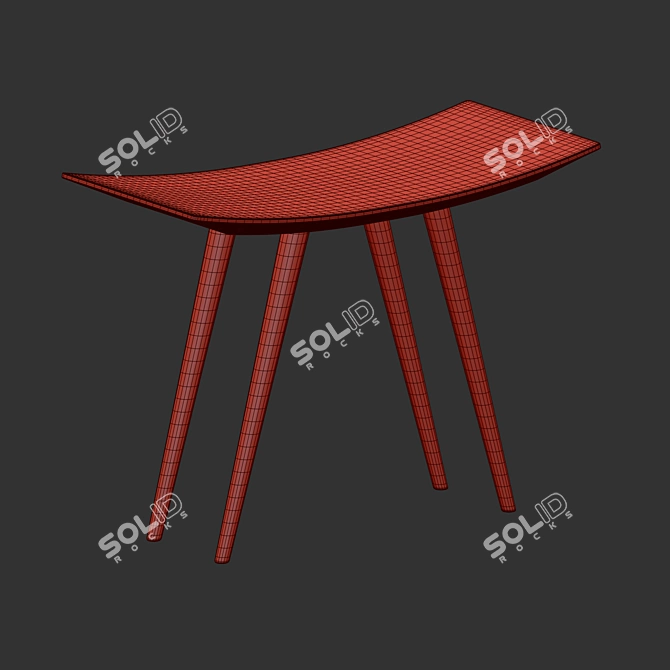 Mikado Ottoman J154 Vray Render 3D model image 4