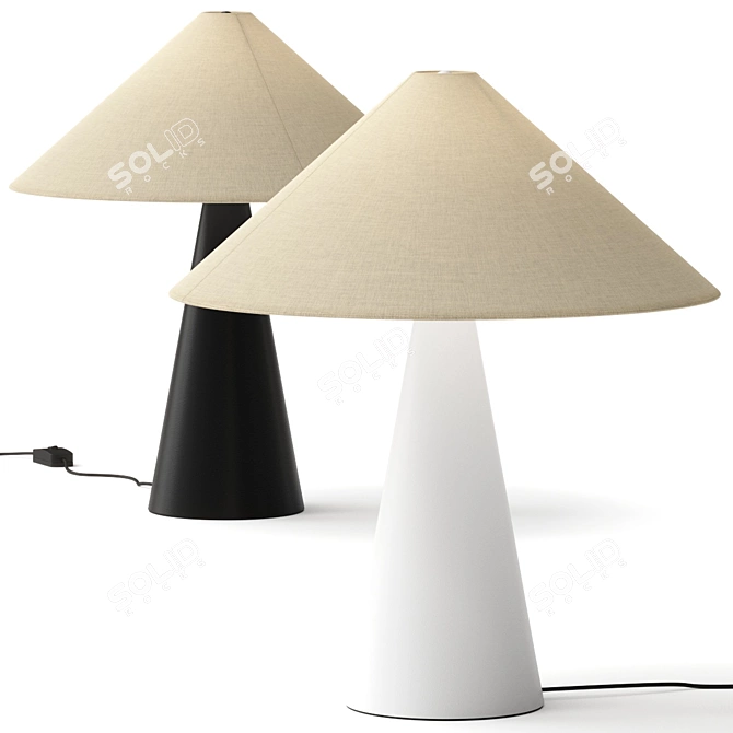  Saqlain Table Lamp, Elegant Design 3D model image 1