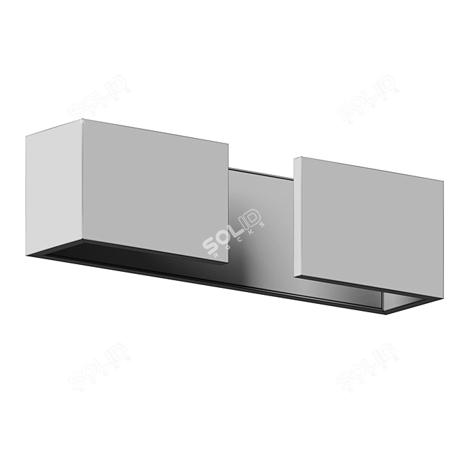 Modern LED Wall Sconce Fixture 3D model image 4