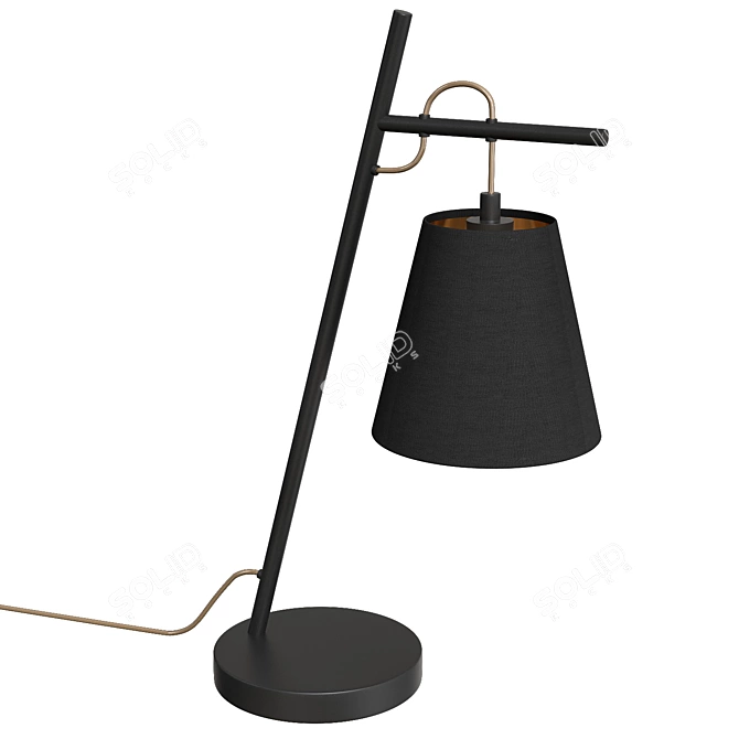 Modern Loft Style Table Lamp 3D model image 1