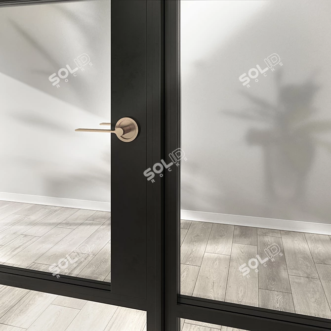 Modern Pivot Doors by Smartsystems 3D model image 4