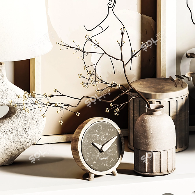  Elegant Decorative Set 5 3D model image 11