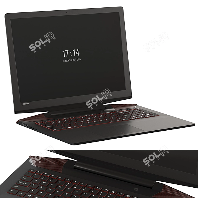 Lenovo Y700 Gaming Powerhouse 3D model image 6