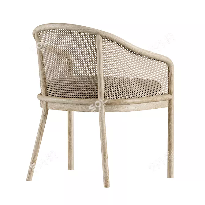 Modern Landmark Chair 3D Model 3D model image 2