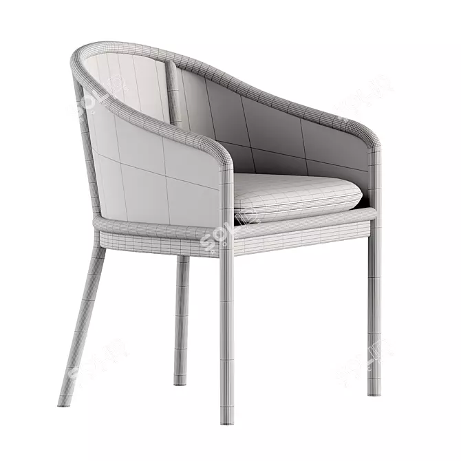 Modern Landmark Chair 3D Model 3D model image 3