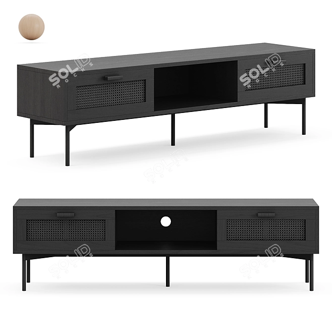 Bohus Raffels TV Stand 3D model image 1