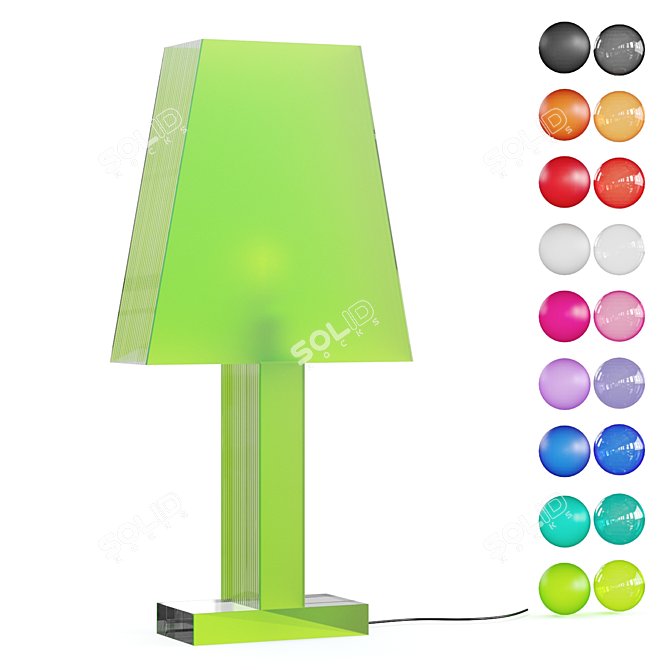 Silhouett 66 Acrylic Table Lamp 3D model image 2