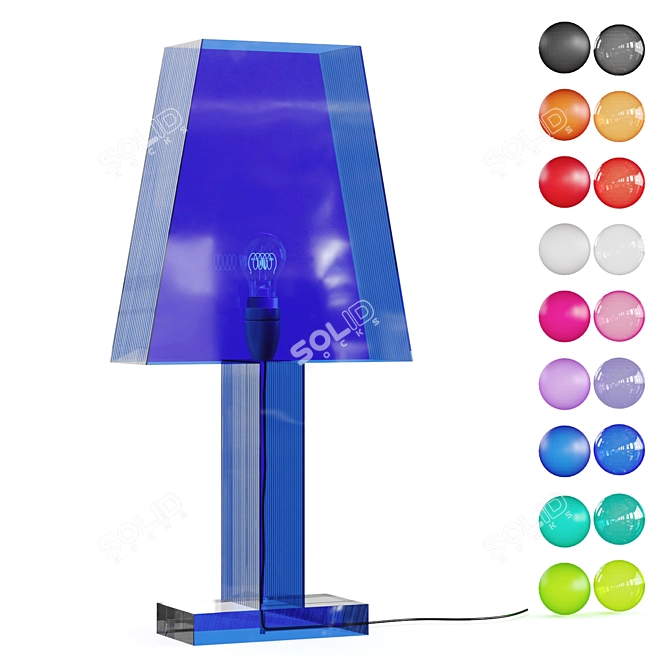 Silhouett 66 Acrylic Table Lamp 3D model image 6