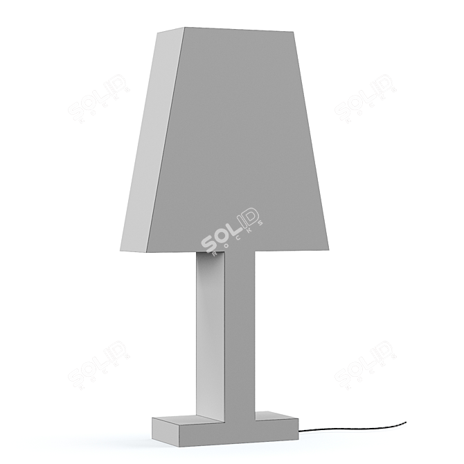 Silhouett 66 Acrylic Table Lamp 3D model image 7