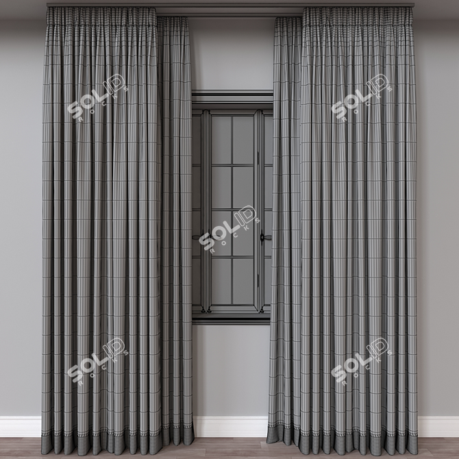 Versatile Curtain Model for 3D 3D model image 4