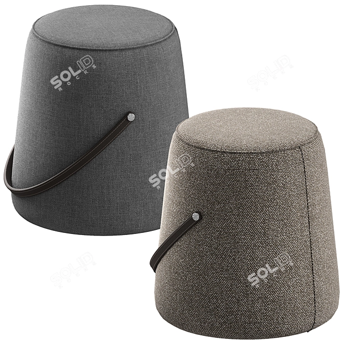 Title: Designer Bench Seat LaLume 3D model image 1