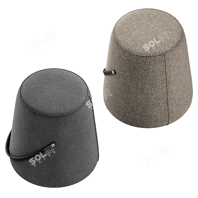 Title: Designer Bench Seat LaLume 3D model image 2