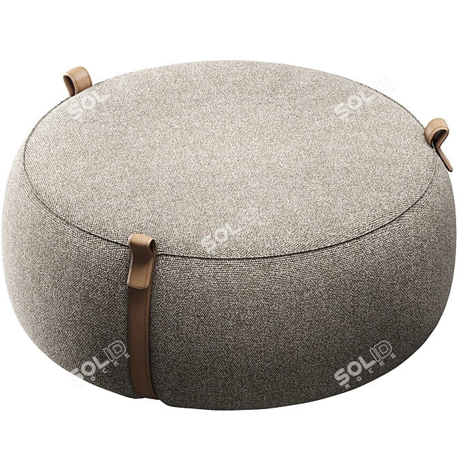 Lema Notch Ottoman 3D model image 1