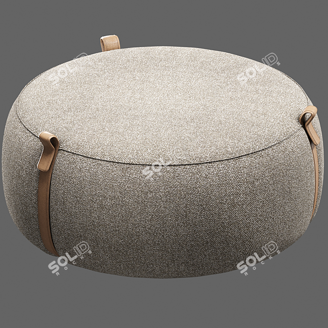 Lema Notch Ottoman 3D model image 2