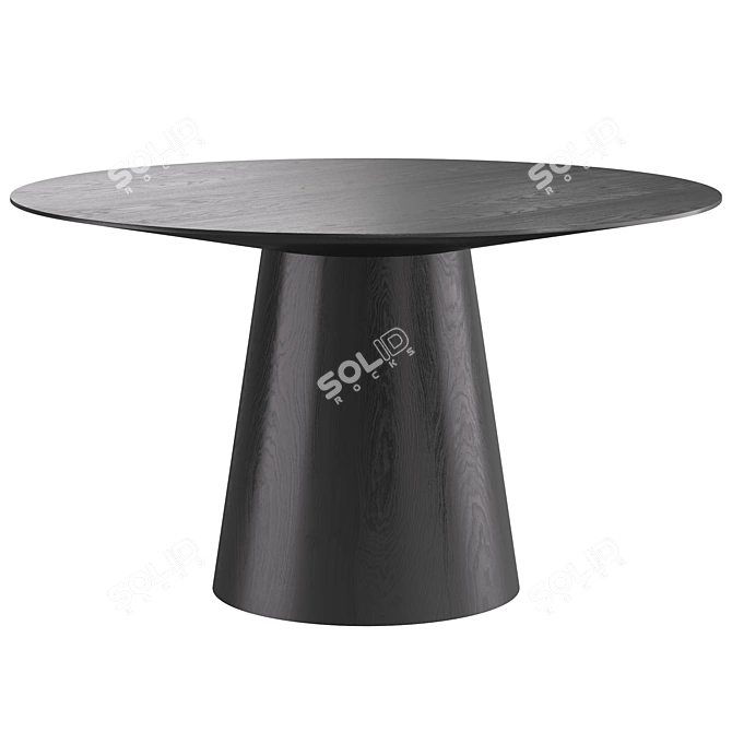 Wesley Round Dining Table, 53 3D model image 2