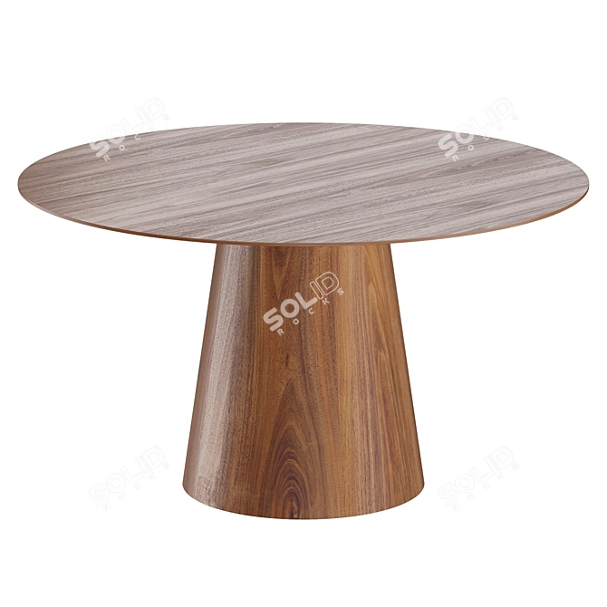 Wesley Round Dining Table, 53 3D model image 5