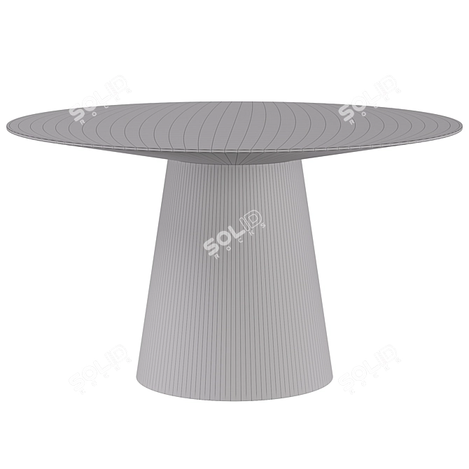 Wesley Round Dining Table, 53 3D model image 7