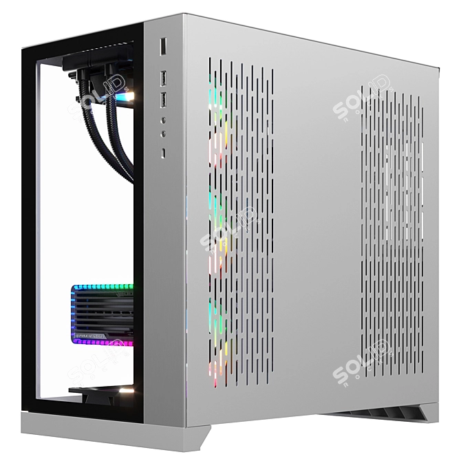 Powerhouse Gaming PC, V-Ray 3D Model 3D model image 6