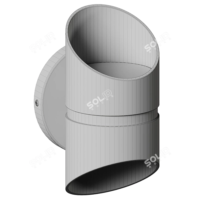 Marino LED Outdoor Wall Sconce 3D model image 6