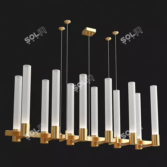 Terni Stylish LED Pendant Light 3D model image 2