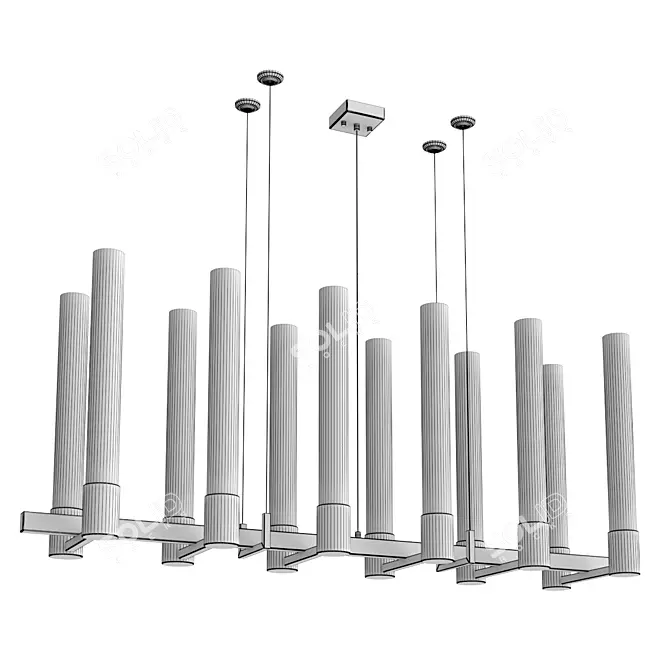 Terni Stylish LED Pendant Light 3D model image 3